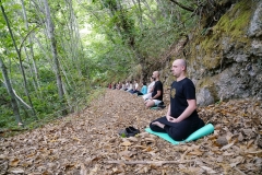 Meditación al aire libre