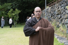 kinhin, meditación al aire libre