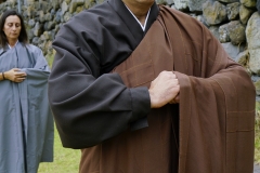 kinhin, meditación al aire libre